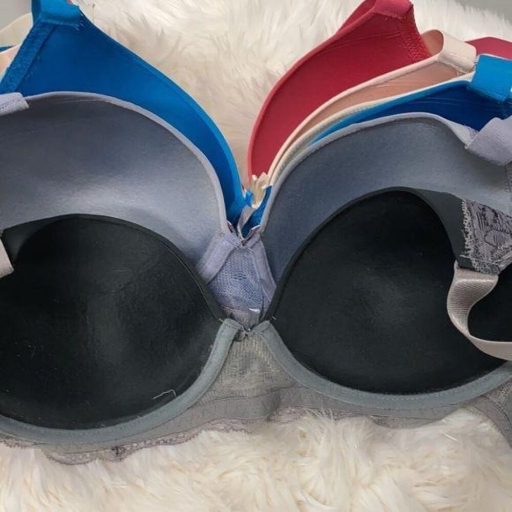 Bundle of Six Lace Contrast Bras - Picture 4 of 4